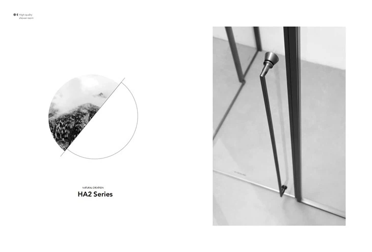 Stainless Steel With Gold Framed Shower Room Stainless Steel With Gold Framed Shower Room